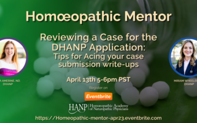Homeopathic Mentor: REVIEWING A CASE FOR THE DHANP APPLICATION