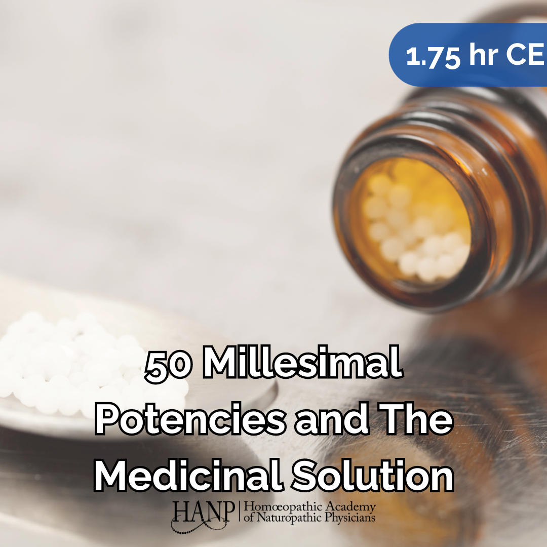 50 Millesimal Potencies and The Medicinal Solution
