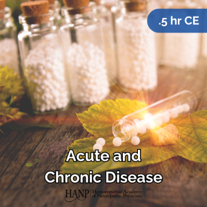 Acute and Chronic Disease - Dr. Nazanin Vassighi