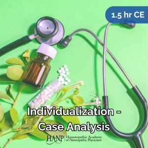 Individualization - Case Analysis with Dr. S. Messer