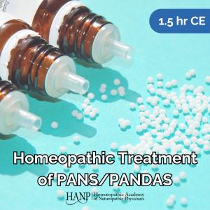 Homeopathic Treatment of PANS/PANDAS